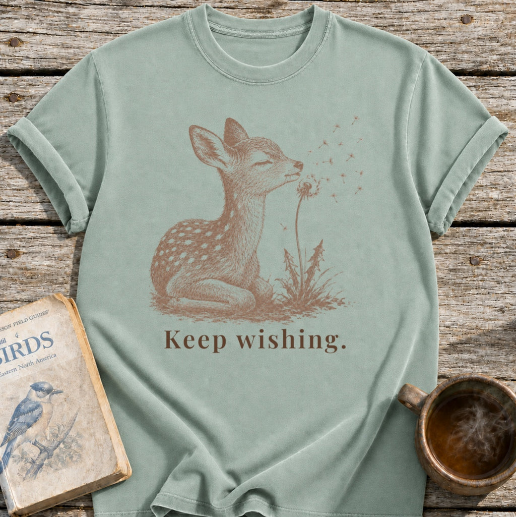 Fawn Keeping Wishing T-Shirt