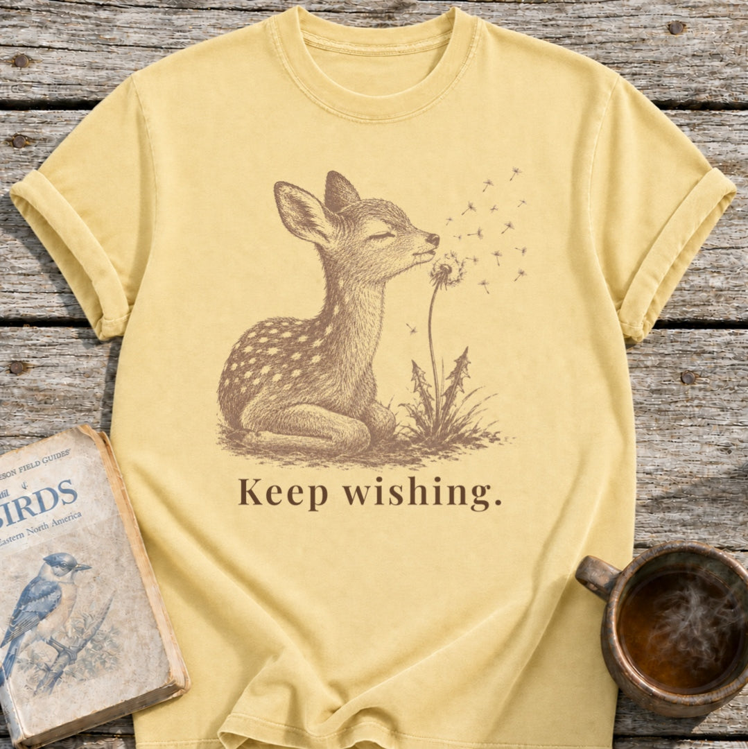 Fawn Keeping Wishing T-Shirt