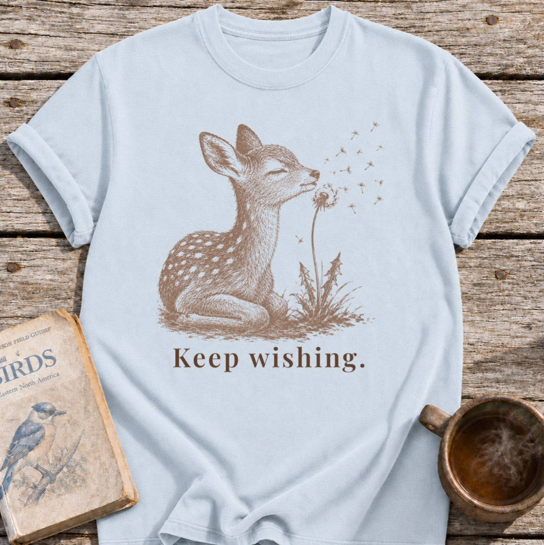 Fawn Keeping Wishing T-Shirt