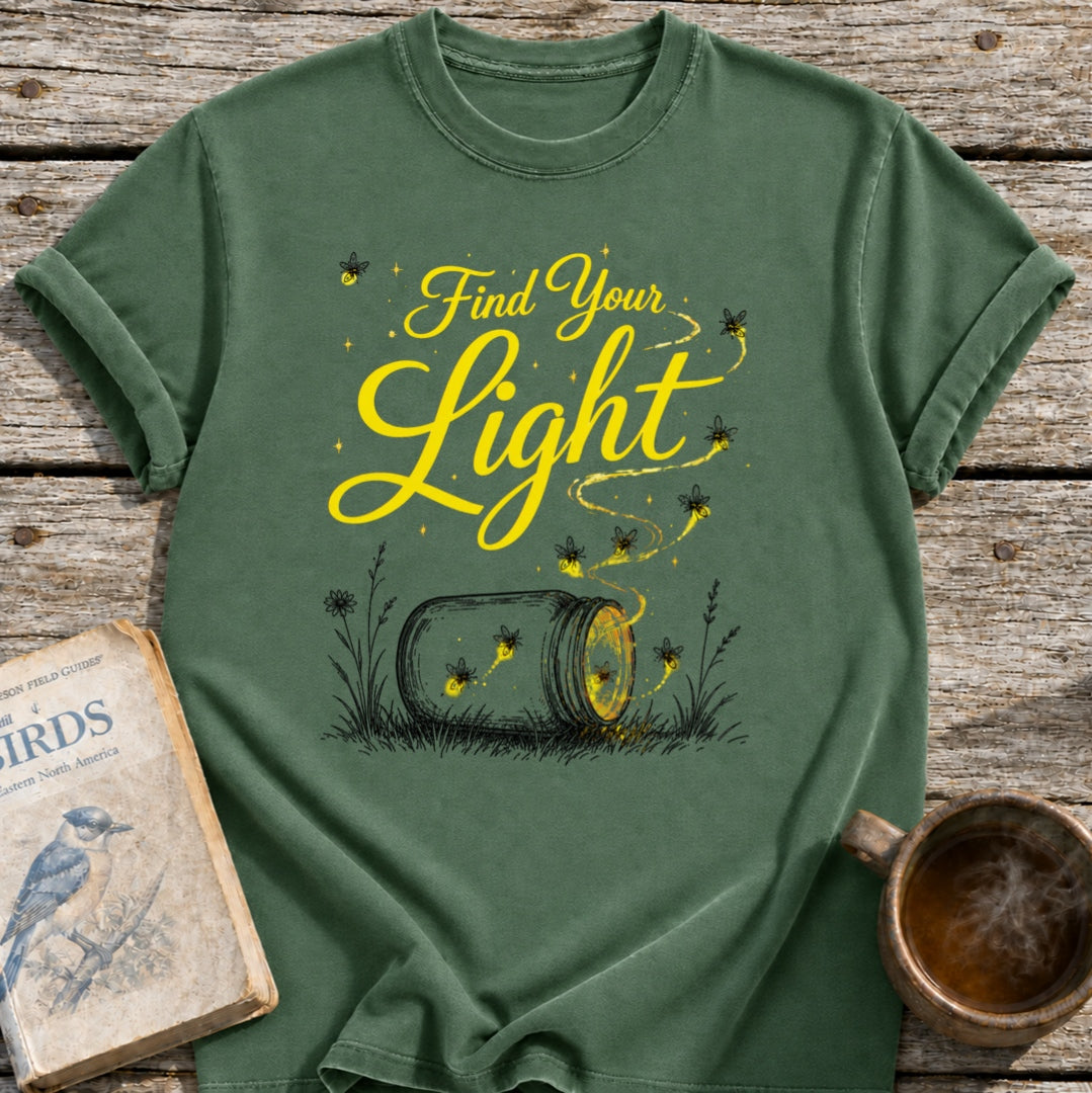 Find Your Light Fireflies Jar T-Shirt