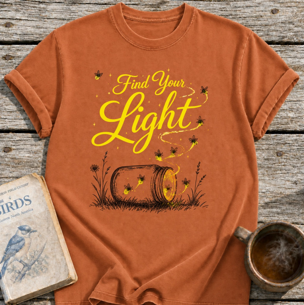 Find Your Light Fireflies Jar T-Shirt