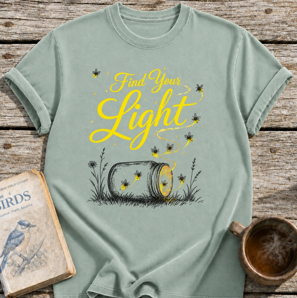 Find Your Light Fireflies Jar T-Shirt