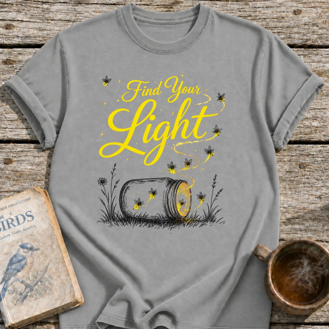 Find Your Light Fireflies Jar T-Shirt