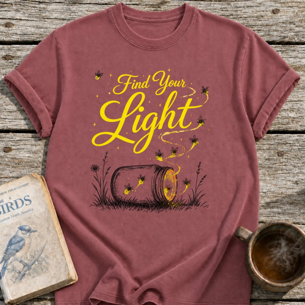 Find Your Light Fireflies Jar T-Shirt