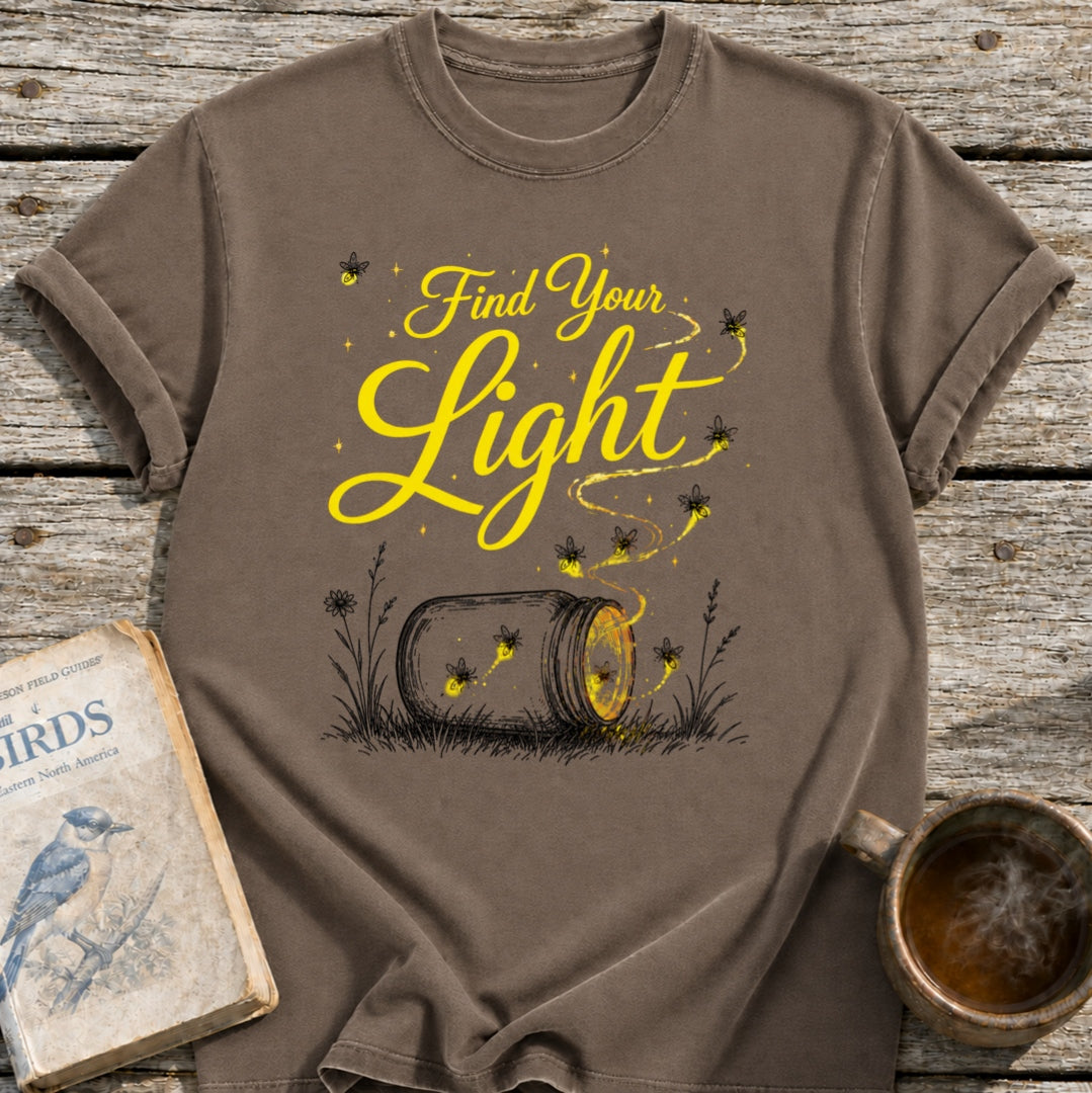 Find Your Light Fireflies Jar T-Shirt