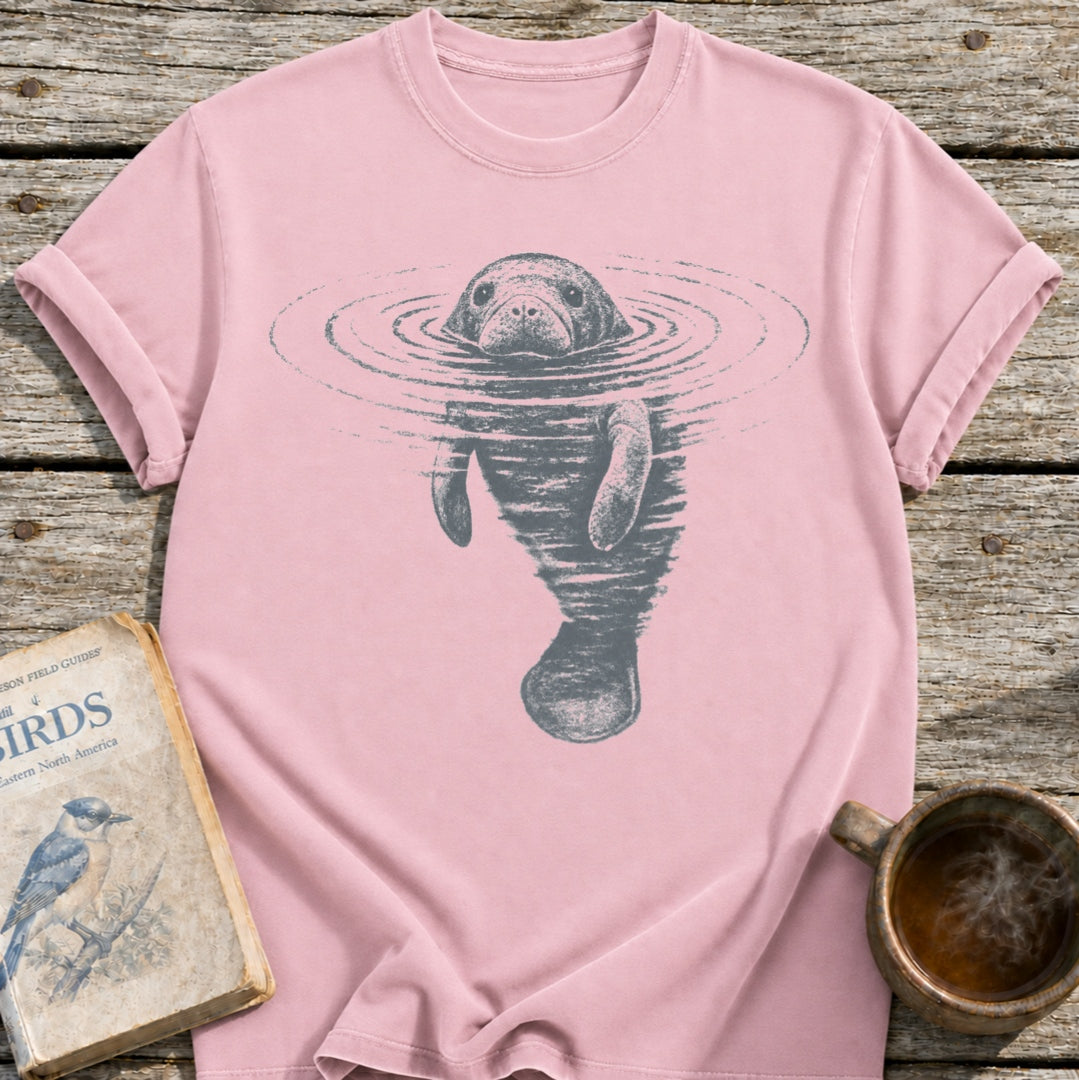 Floating Manatee T-Shirt