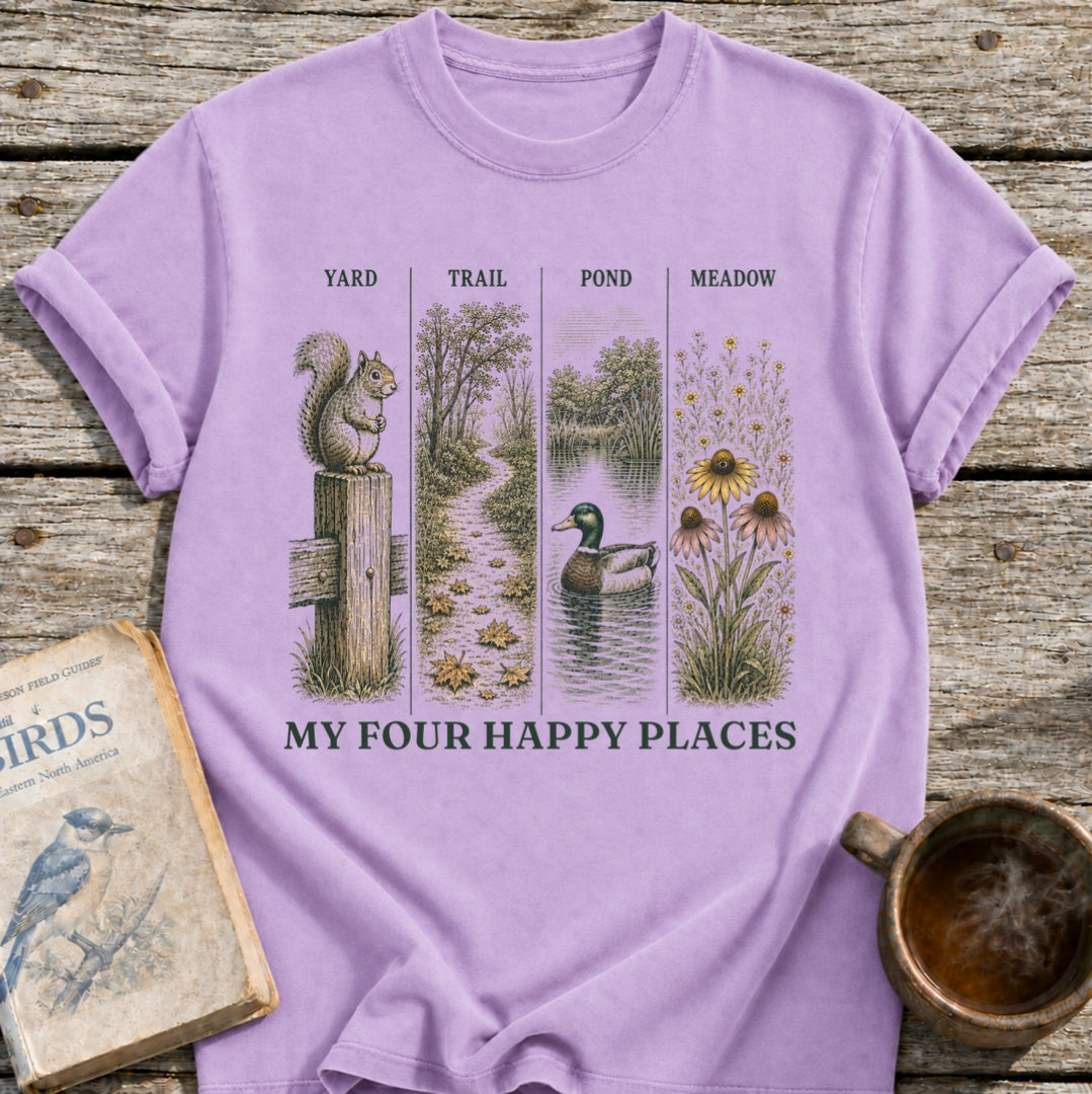 Four Happy Places T-Shirt