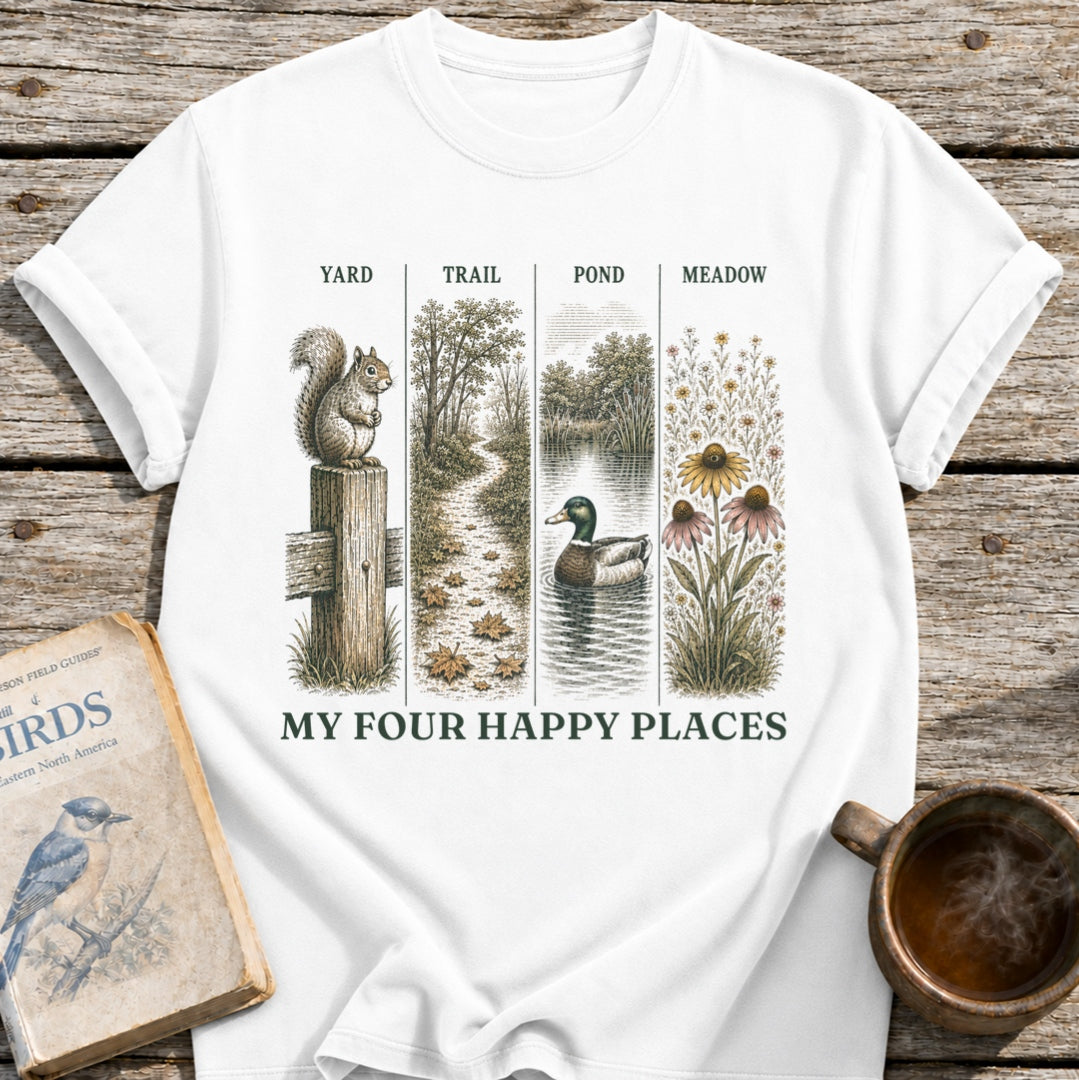 Four Happy Places T-Shirt