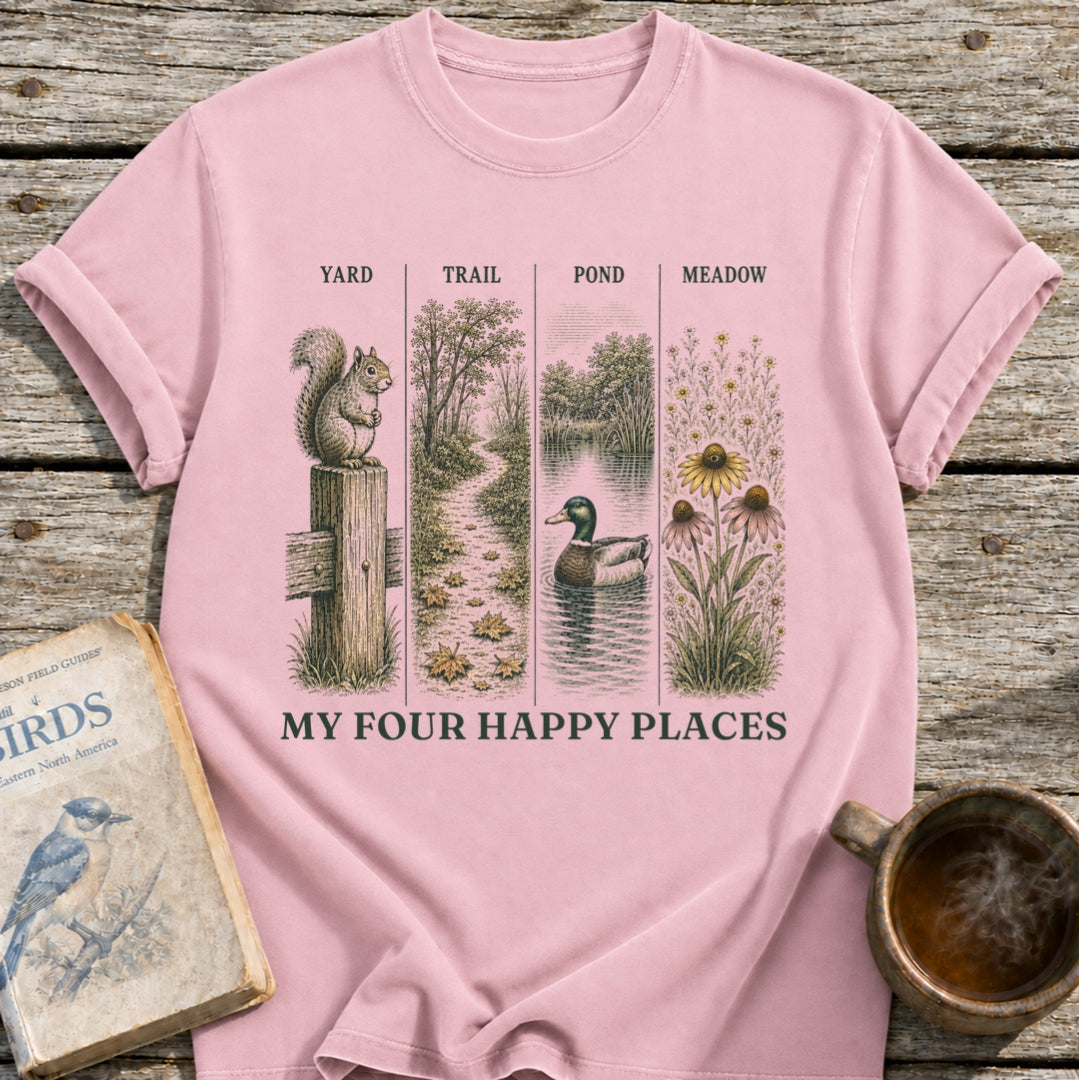 Four Happy Places T-Shirt