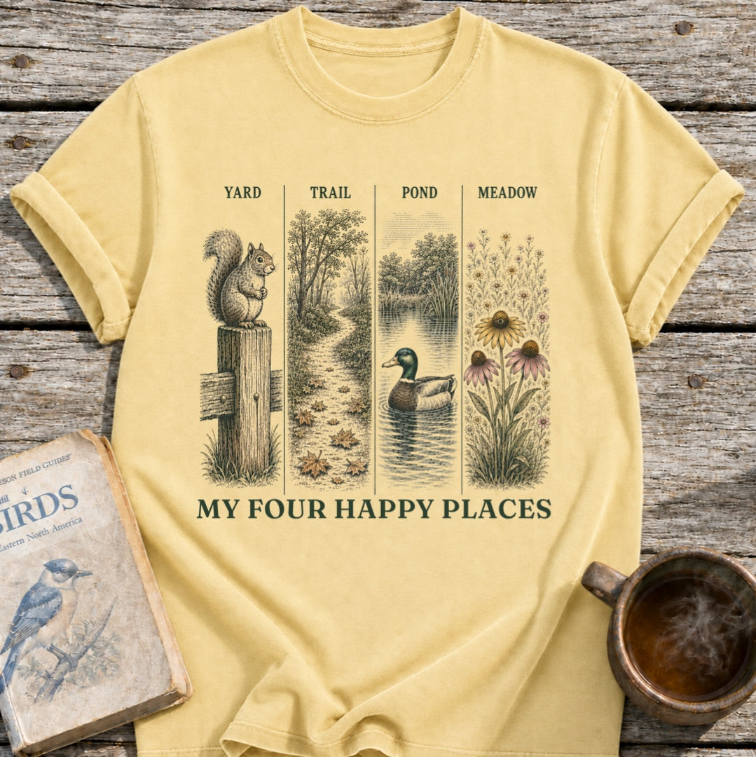 Four Happy Places T-Shirt