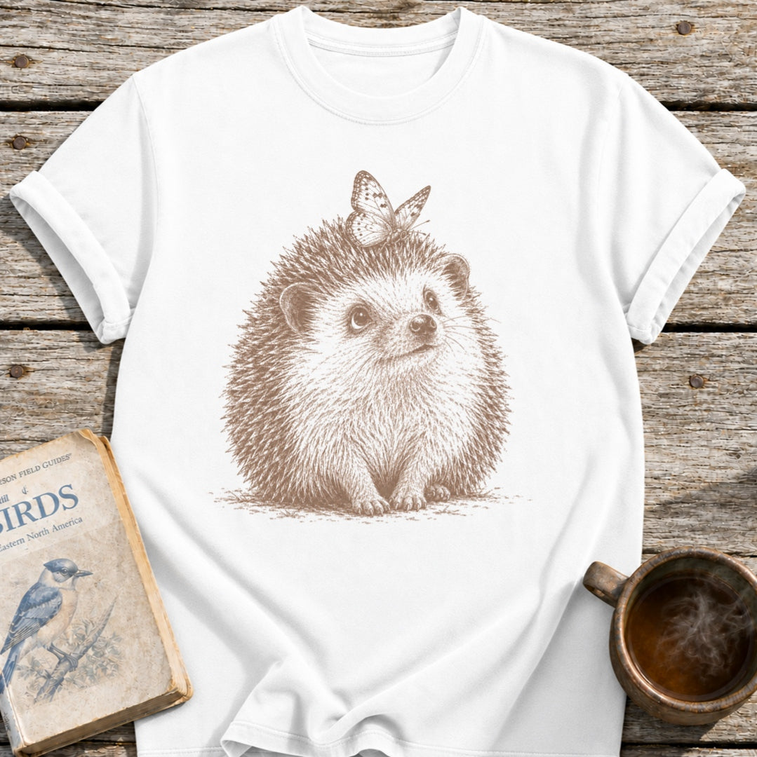 Hedgehog Butterfly Wonder T-Shirt
