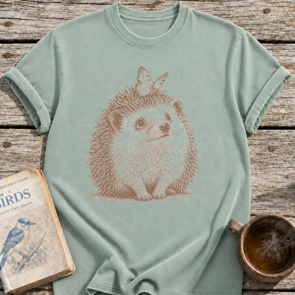 Hedgehog Butterfly Wonder T-Shirt