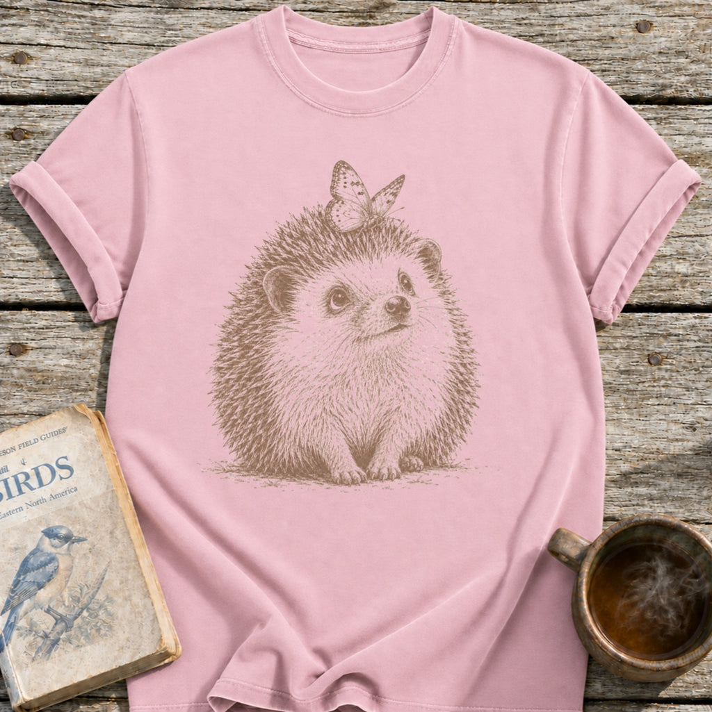 Hedgehog Butterfly Wonder T-Shirt