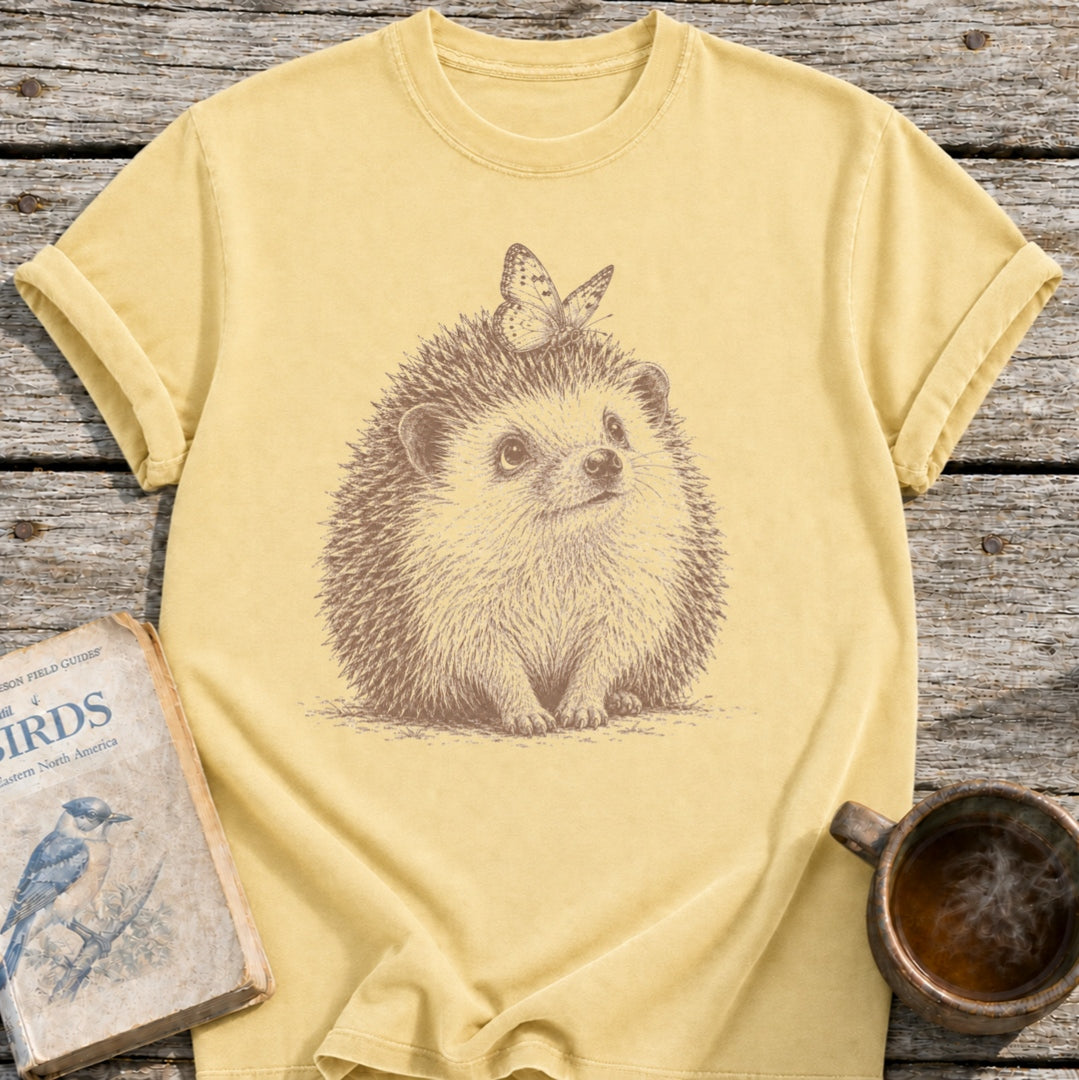 Hedgehog Butterfly Wonder T-Shirt