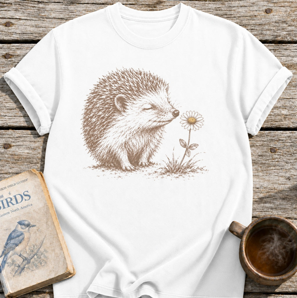 Hedgehog Flower T-Shirt