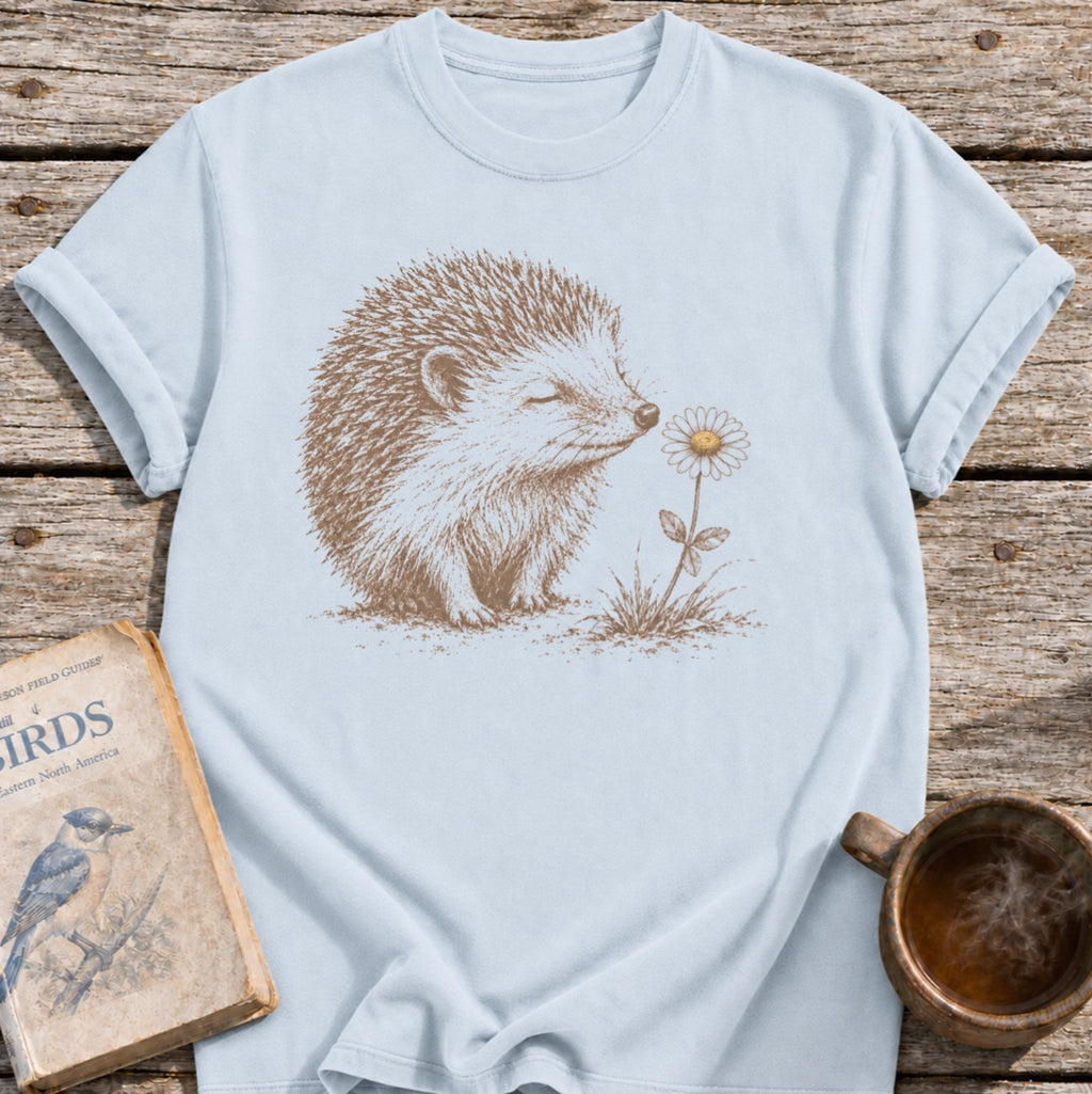 Hedgehog Flower T-Shirt