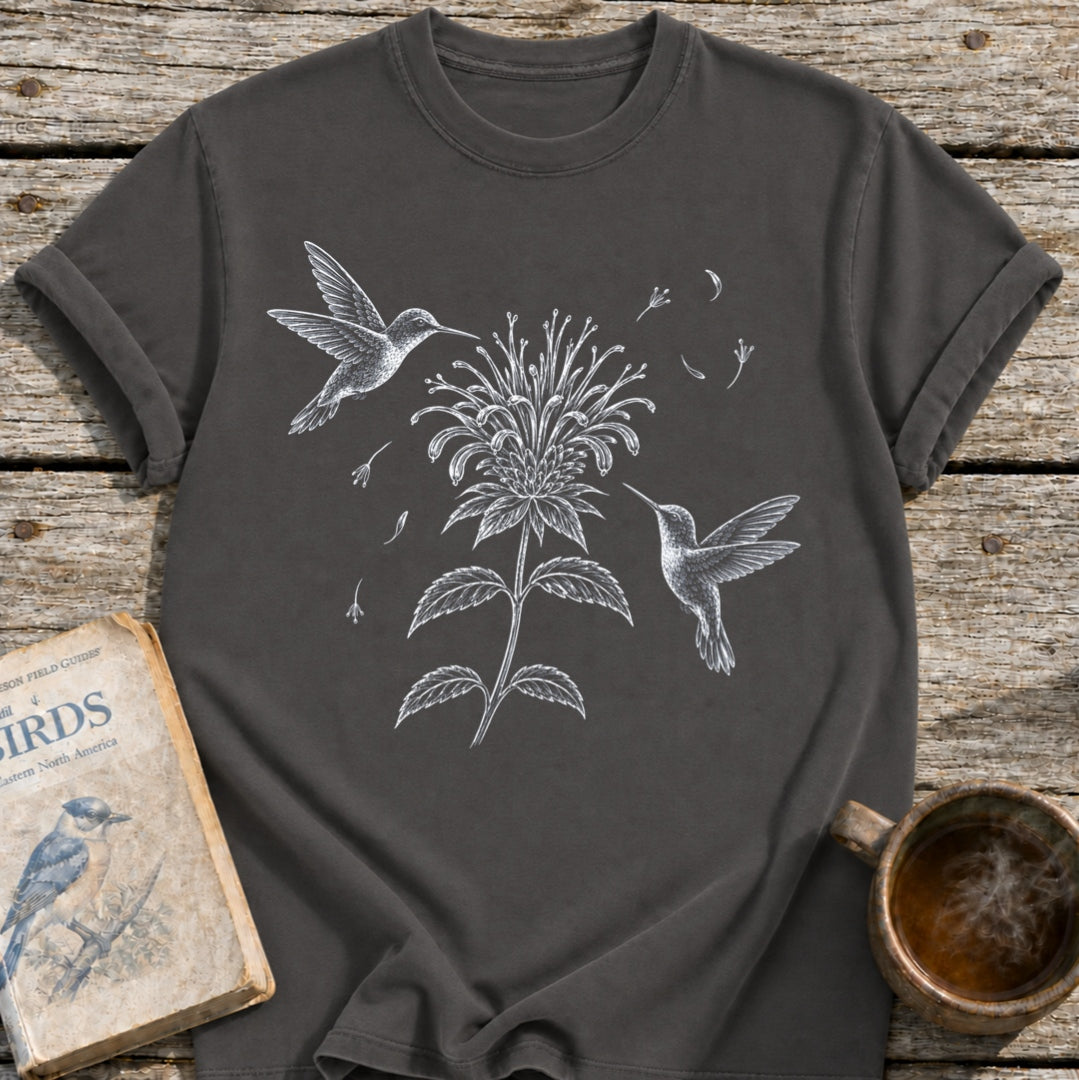 Hummingbirds Bee Flower T-Shirt