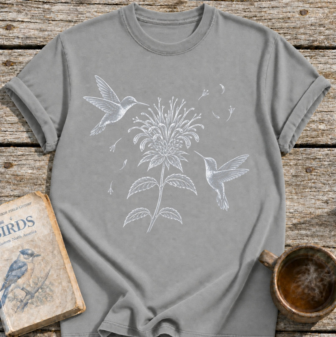 Hummingbirds Bee Flower T-Shirt