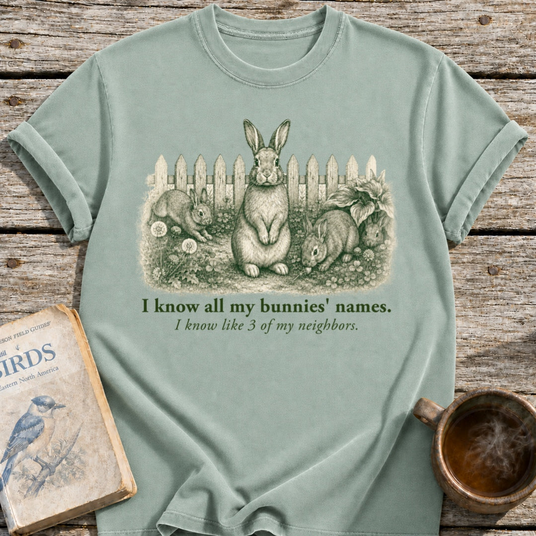 Know My Bunnys' Names T-Shirt