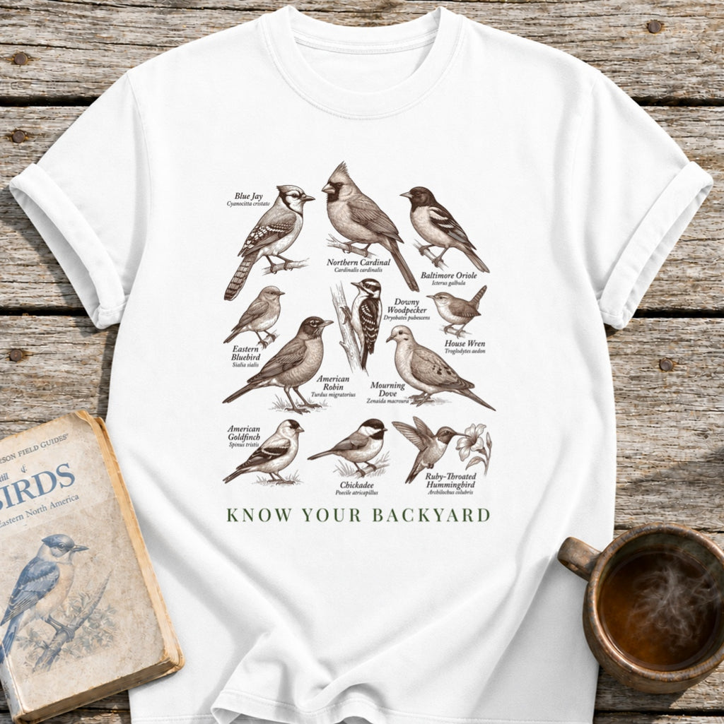 Know Your Backyard Birds T-Shirt