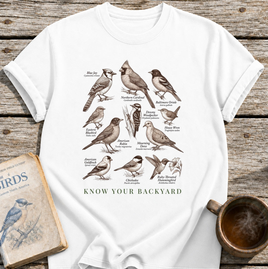 Know Your Backyard Birds T-Shirt