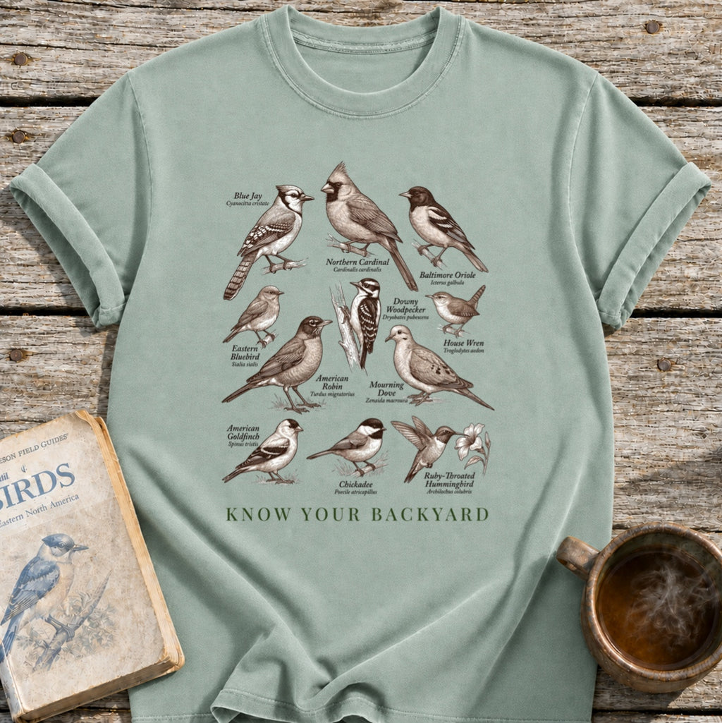 Know Your Backyard Birds T-Shirt