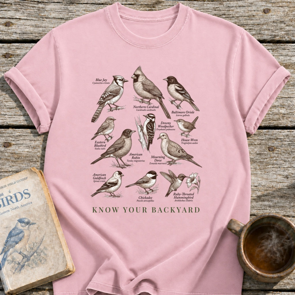 Know Your Backyard Birds T-Shirt