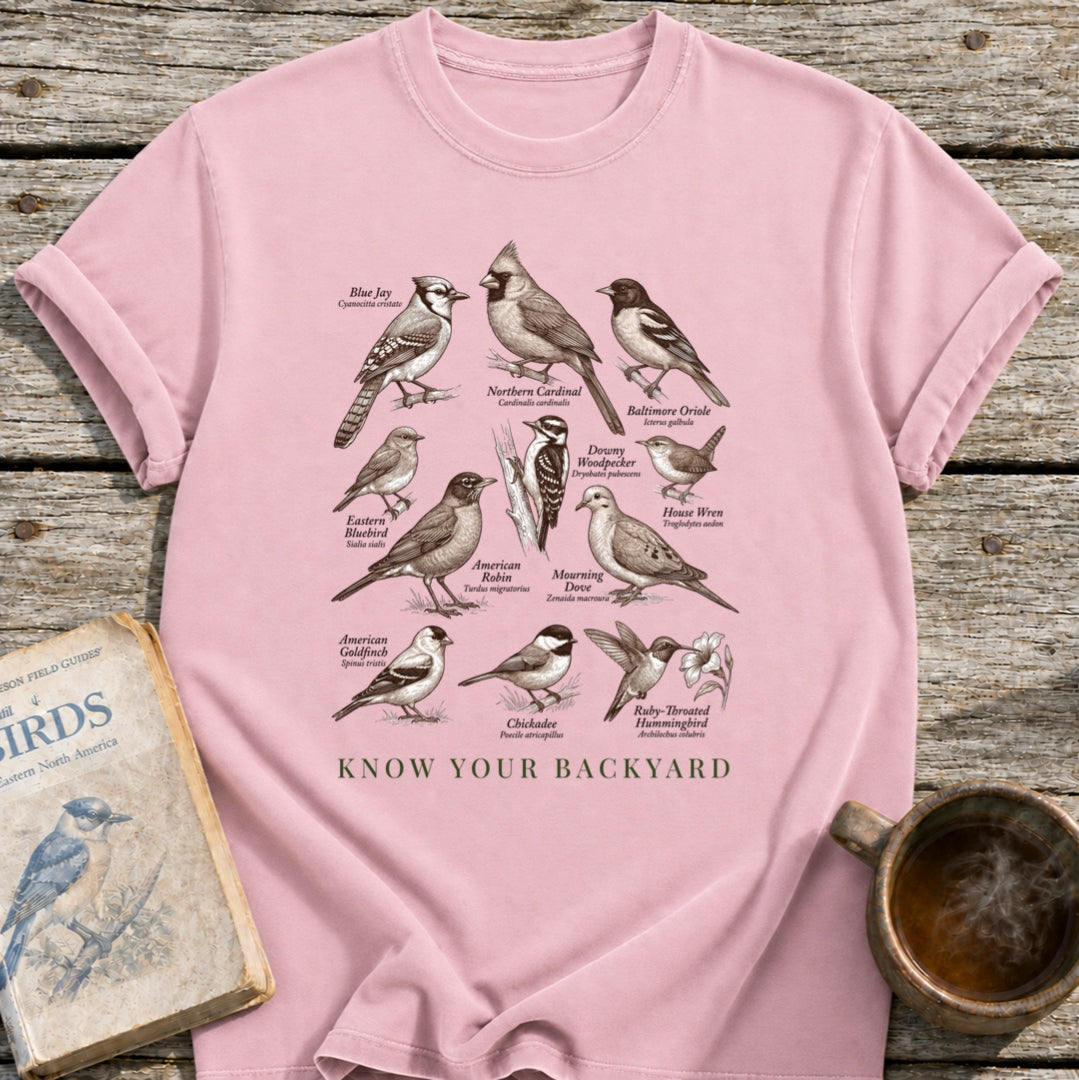 Know Your Backyard Birds T-Shirt