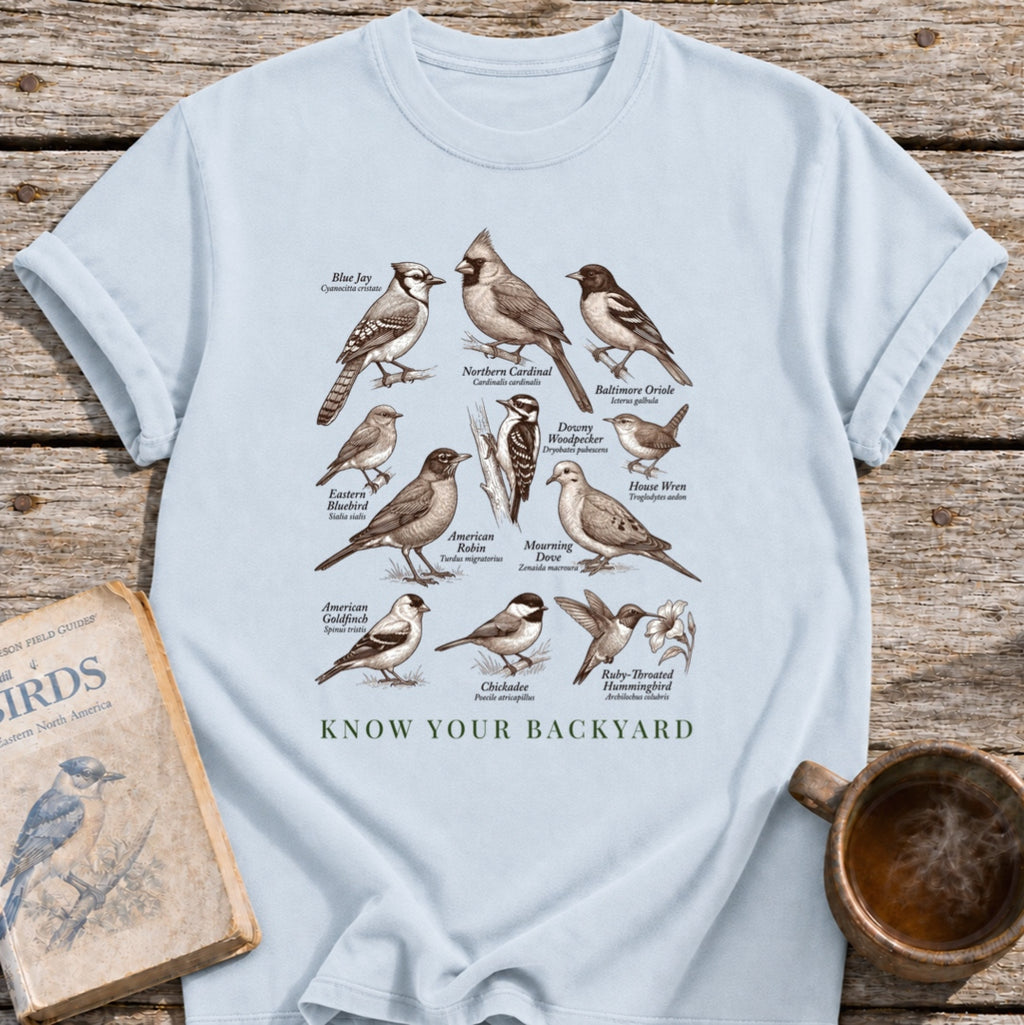 Know Your Backyard Birds T-Shirt