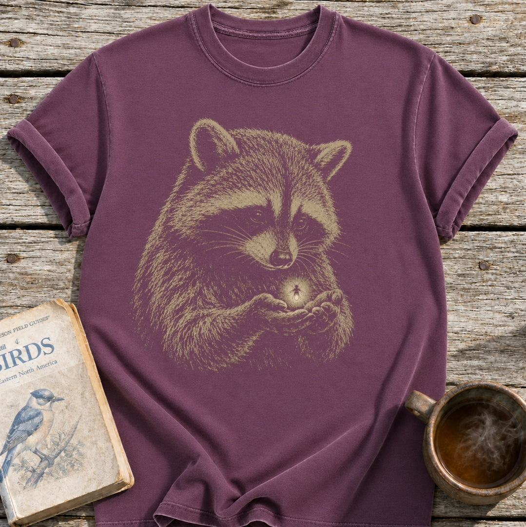 Lightning Bug Raccoon T-Shirt