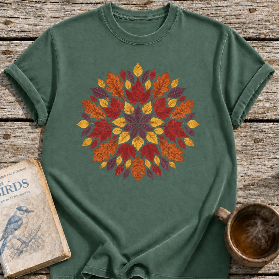 Mandala Fall Leaves T-Shirt