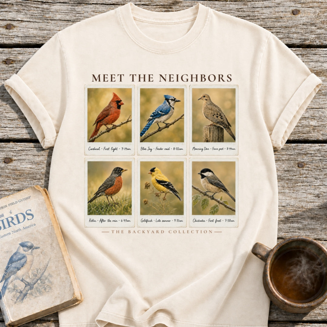Meet the Neighbors Bird T-Shirt