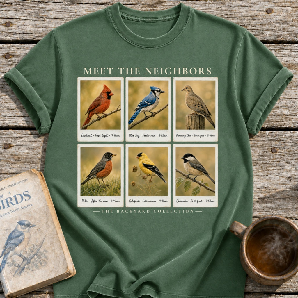 Meet the Neighbors Bird T-Shirt