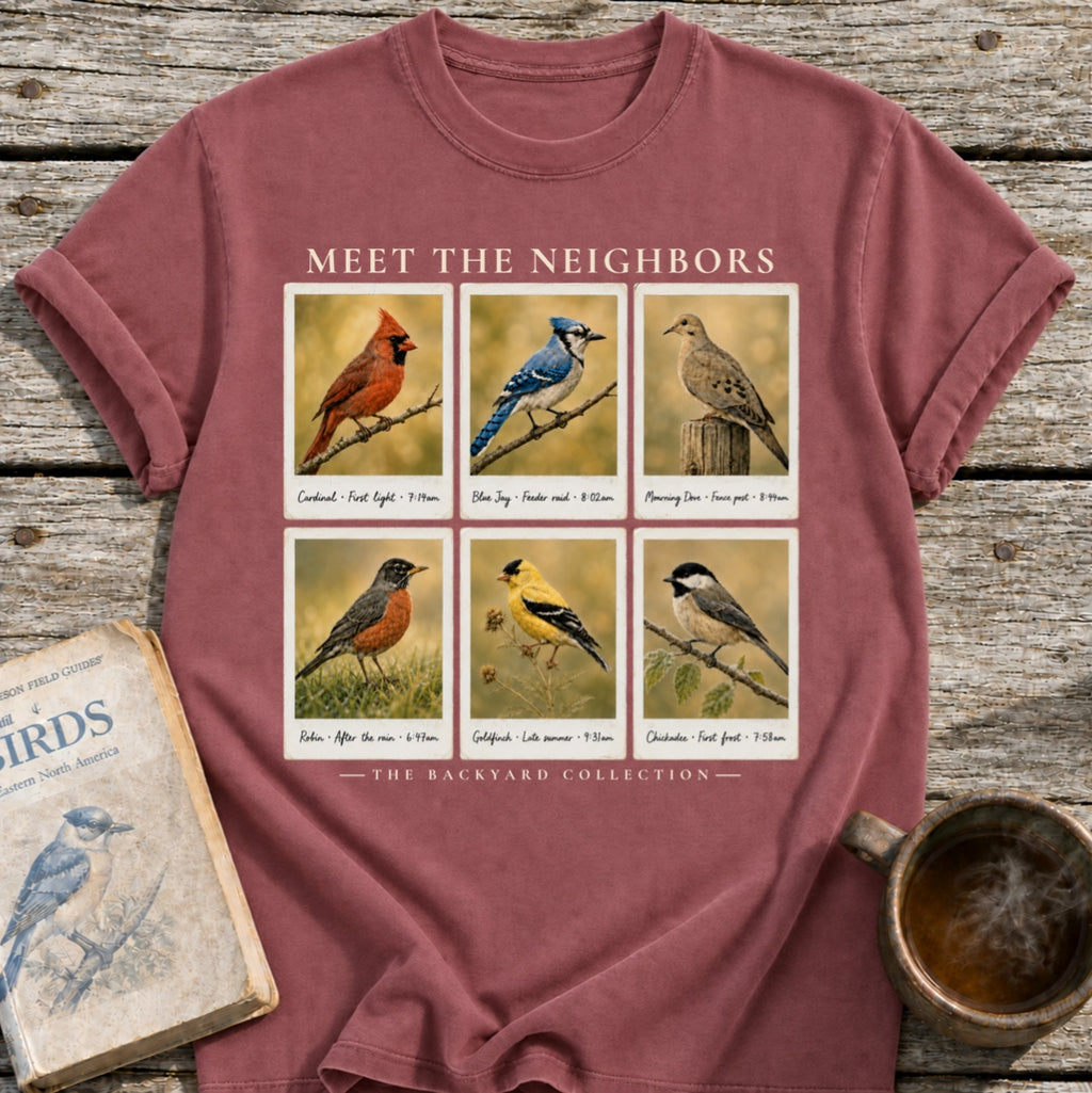 Meet the Neighbors Bird T-Shirt
