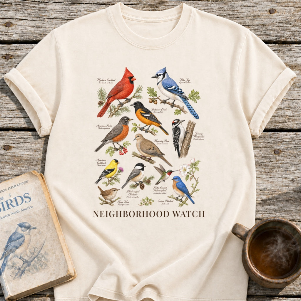 Neighborhood Watch Birds T-Shirt