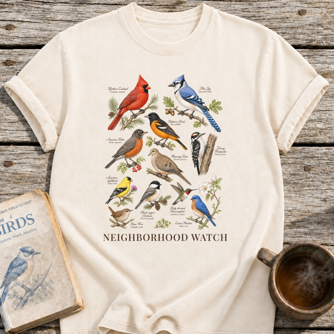 Neighborhood Watch Birds T-Shirt