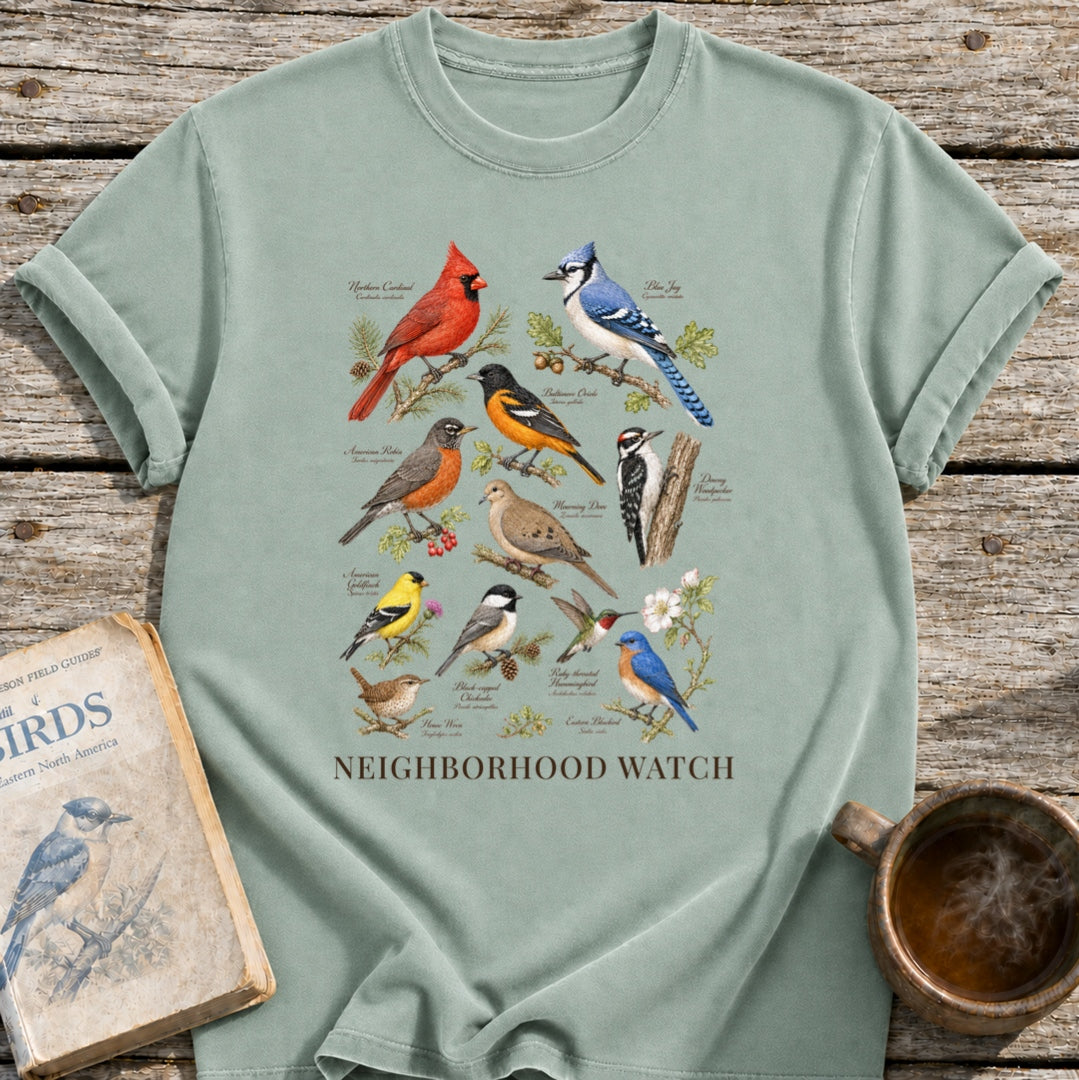 Neighborhood Watch Birds T-Shirt