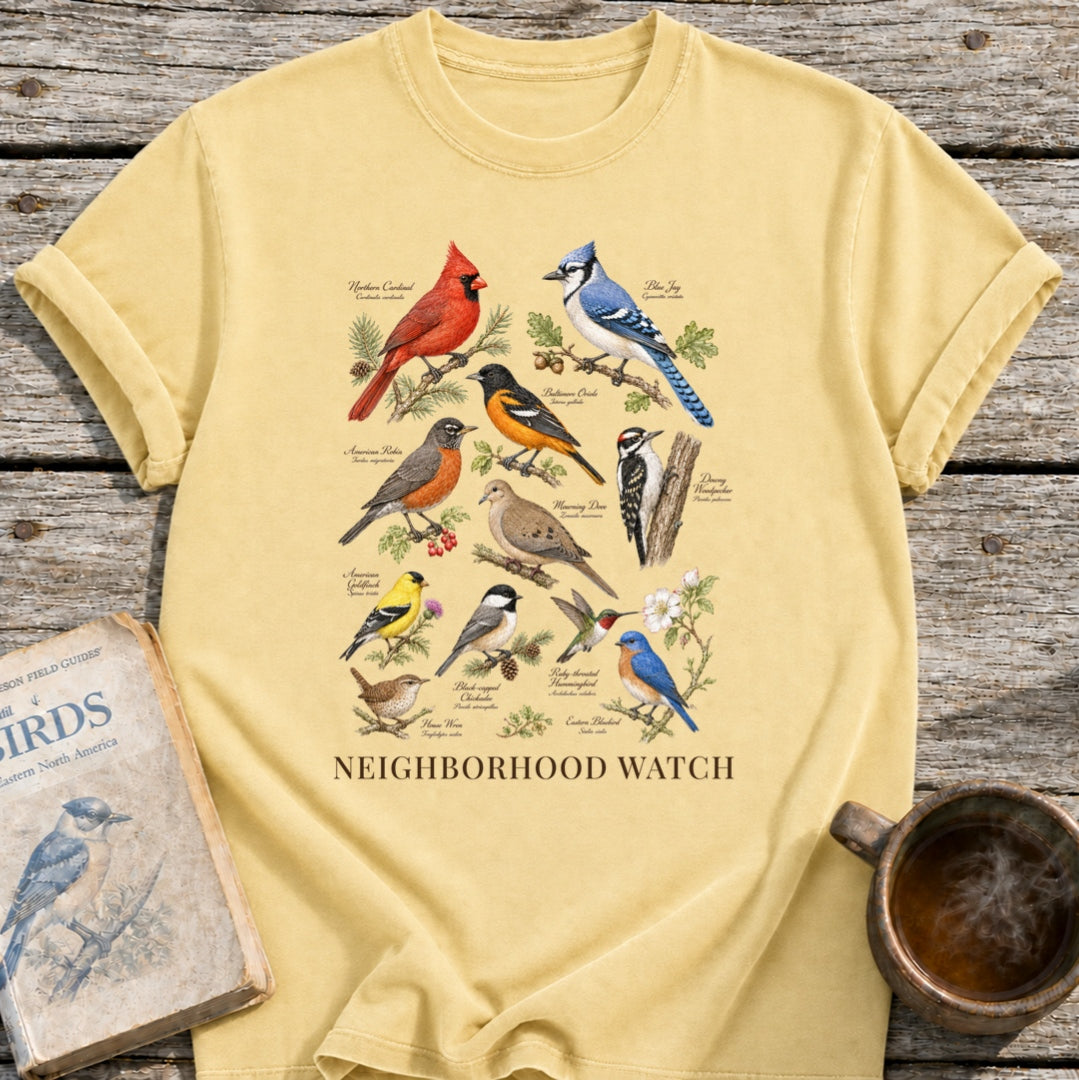 Neighborhood Watch Birds T-Shirt