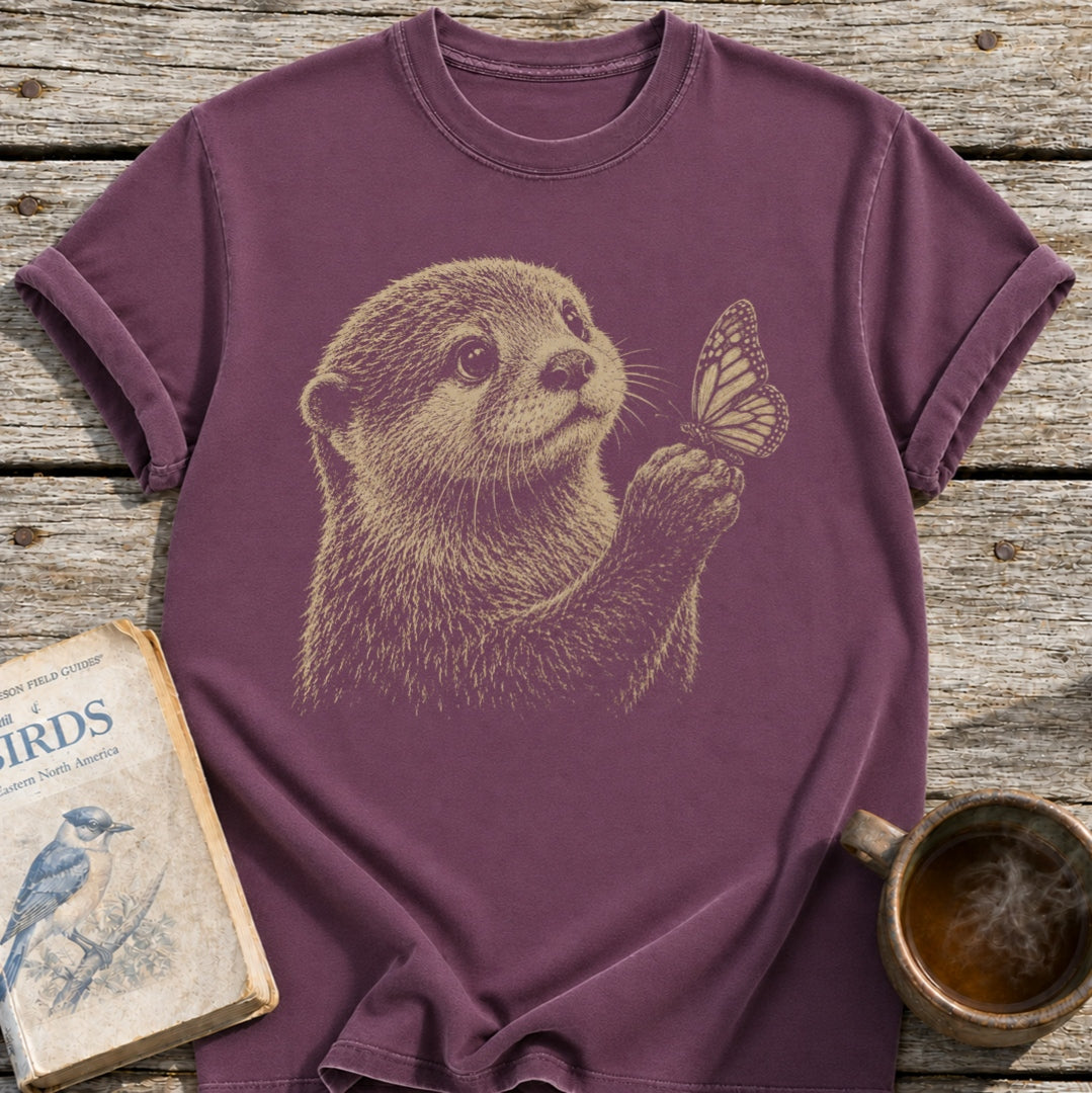 Otter Butterfly Wonder T-Shirt