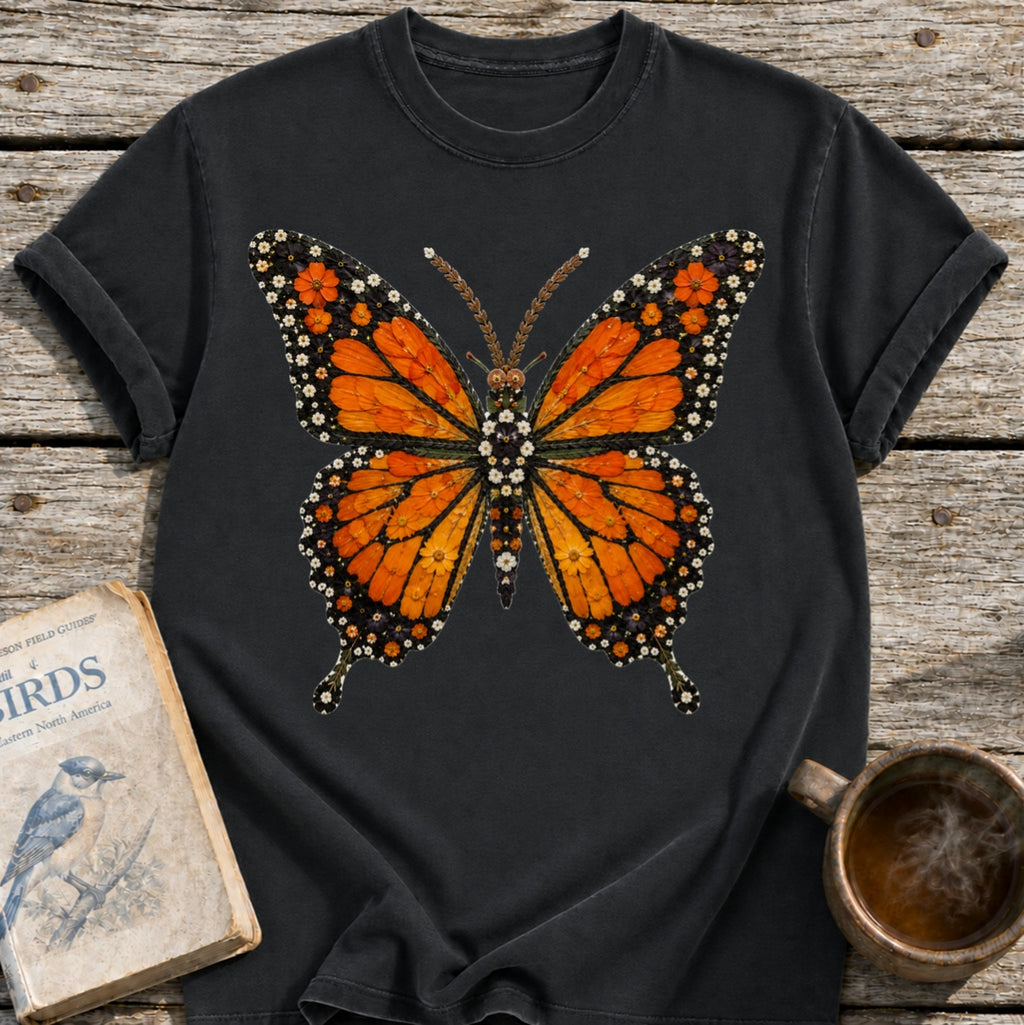 Pressed Flowers Butterfly T-Shirt