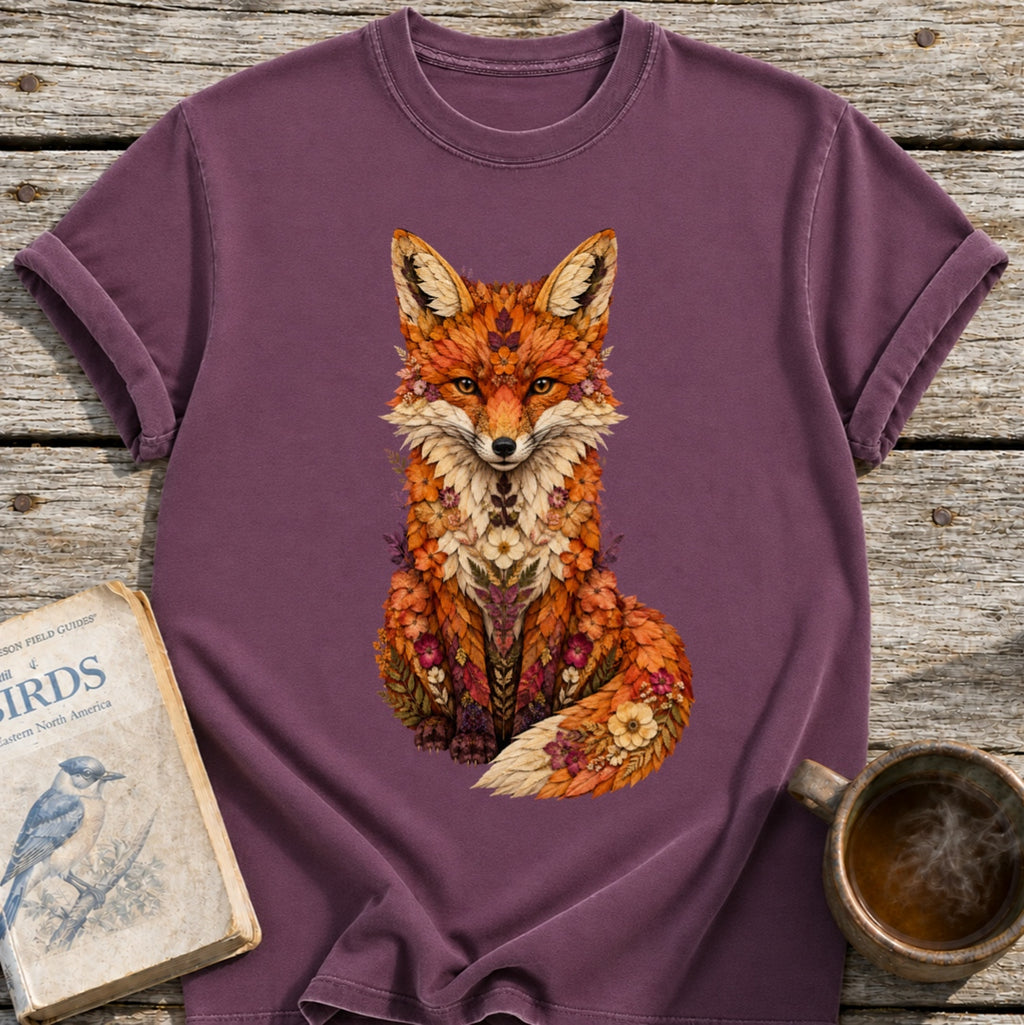 Pressed Flowers Fox T-Shirt