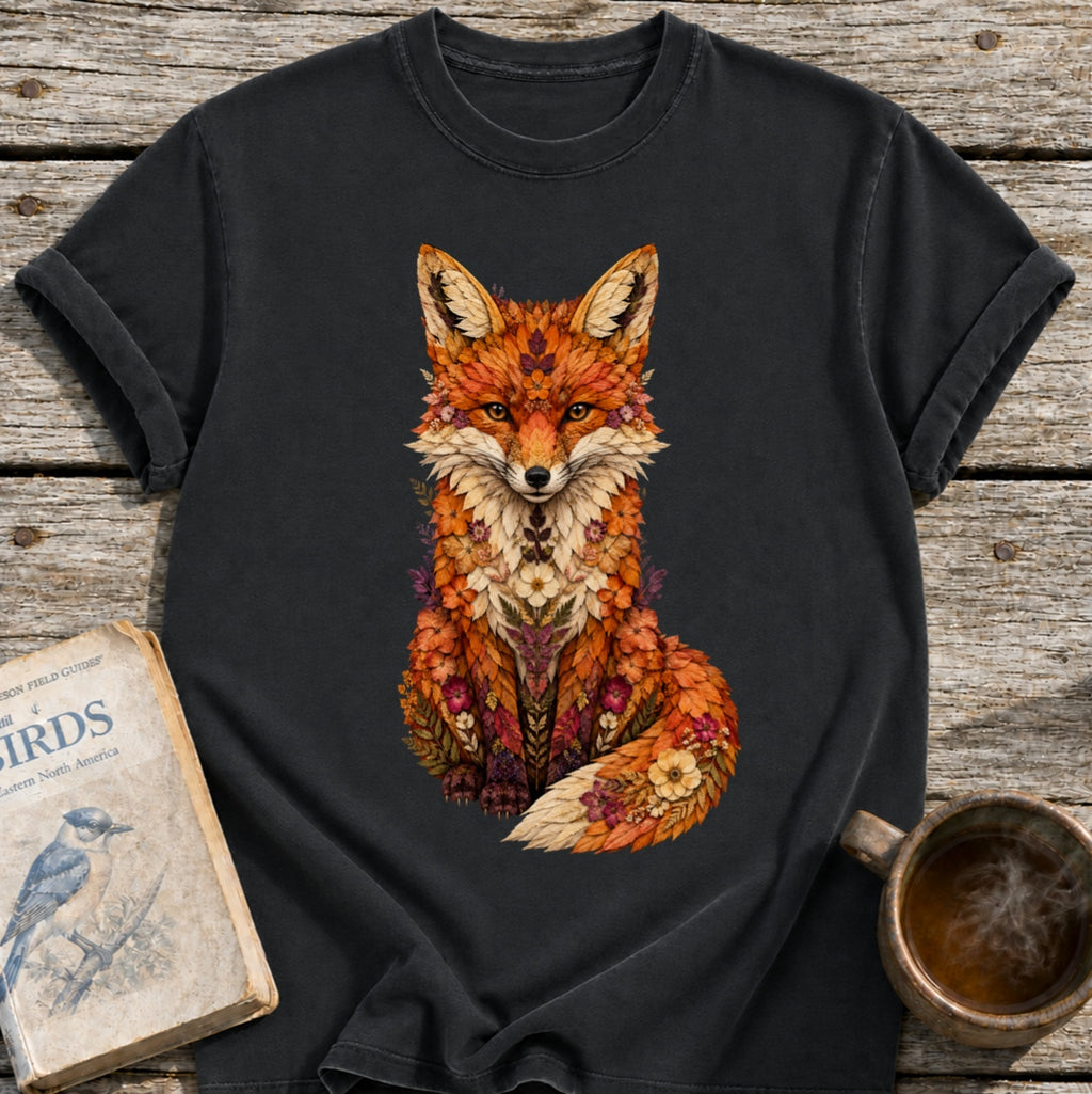 Pressed Flowers Fox T-Shirt