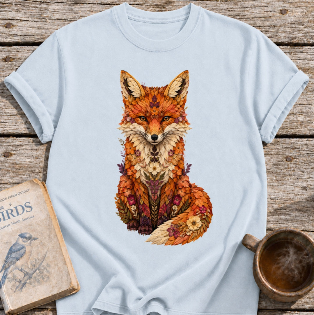 Pressed Flowers Fox T-Shirt