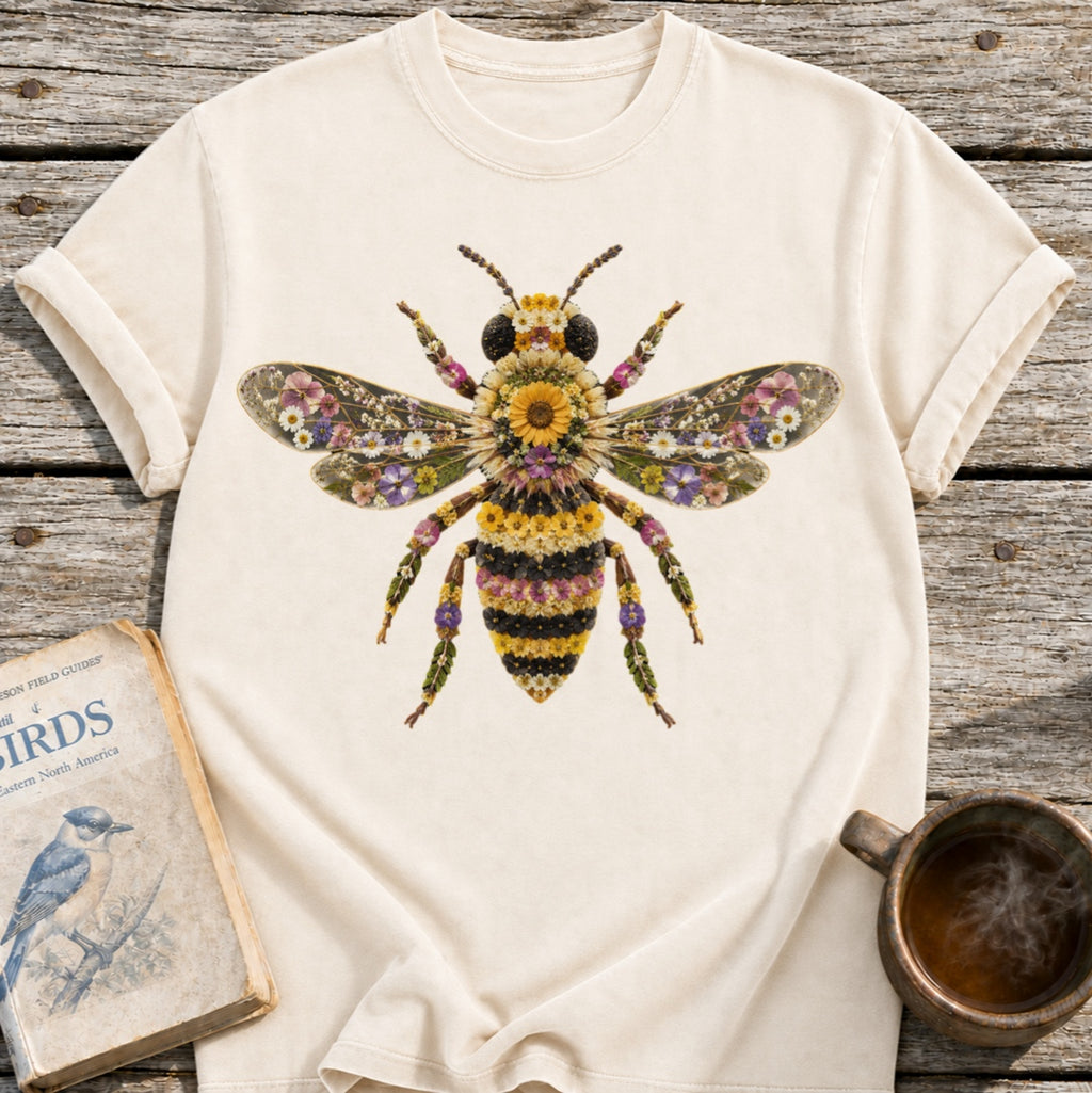 Pressed Flowers Honeybee T-Shirt
