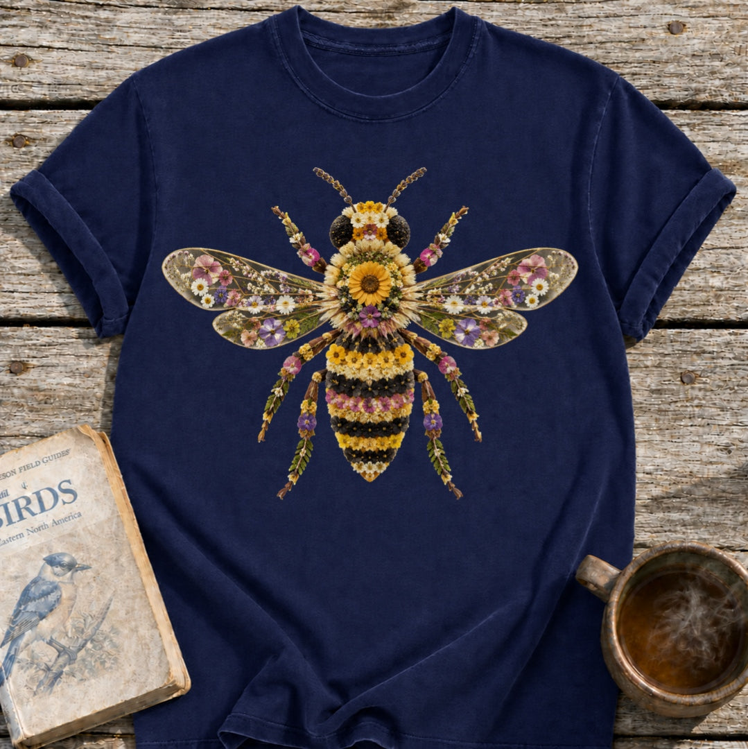 Pressed Flowers Honeybee T-Shirt