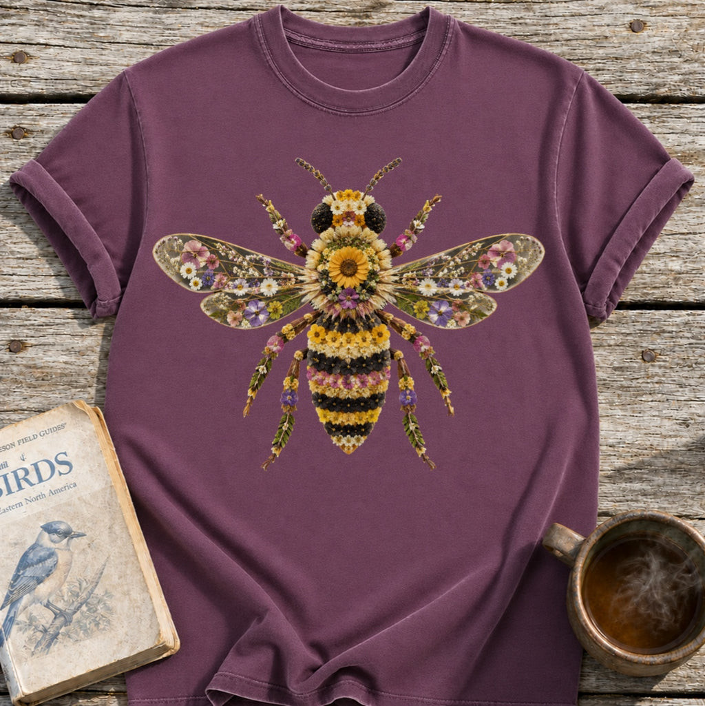 Pressed Flowers Honeybee T-Shirt
