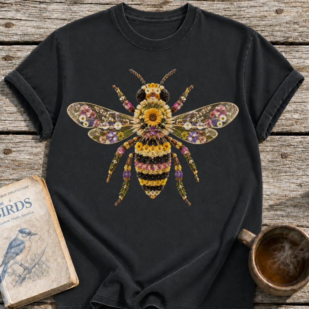 Pressed Flowers Honeybee T-Shirt