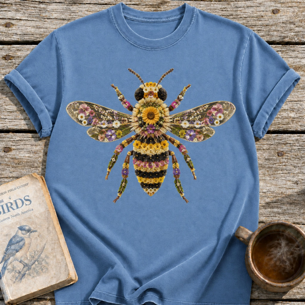 Pressed Flowers Honeybee T-Shirt