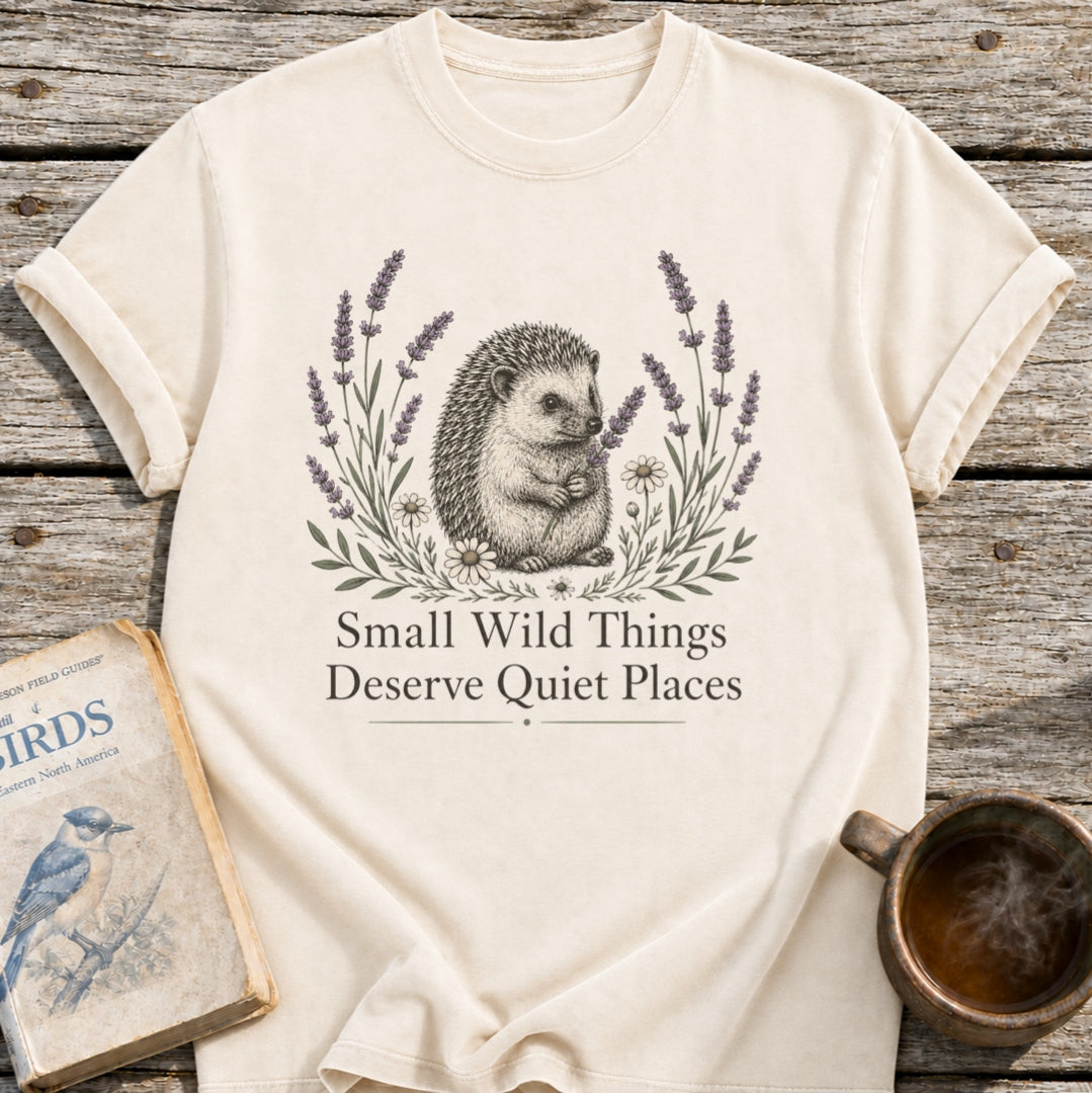 Quiet Places Hedgehog T-Shirt