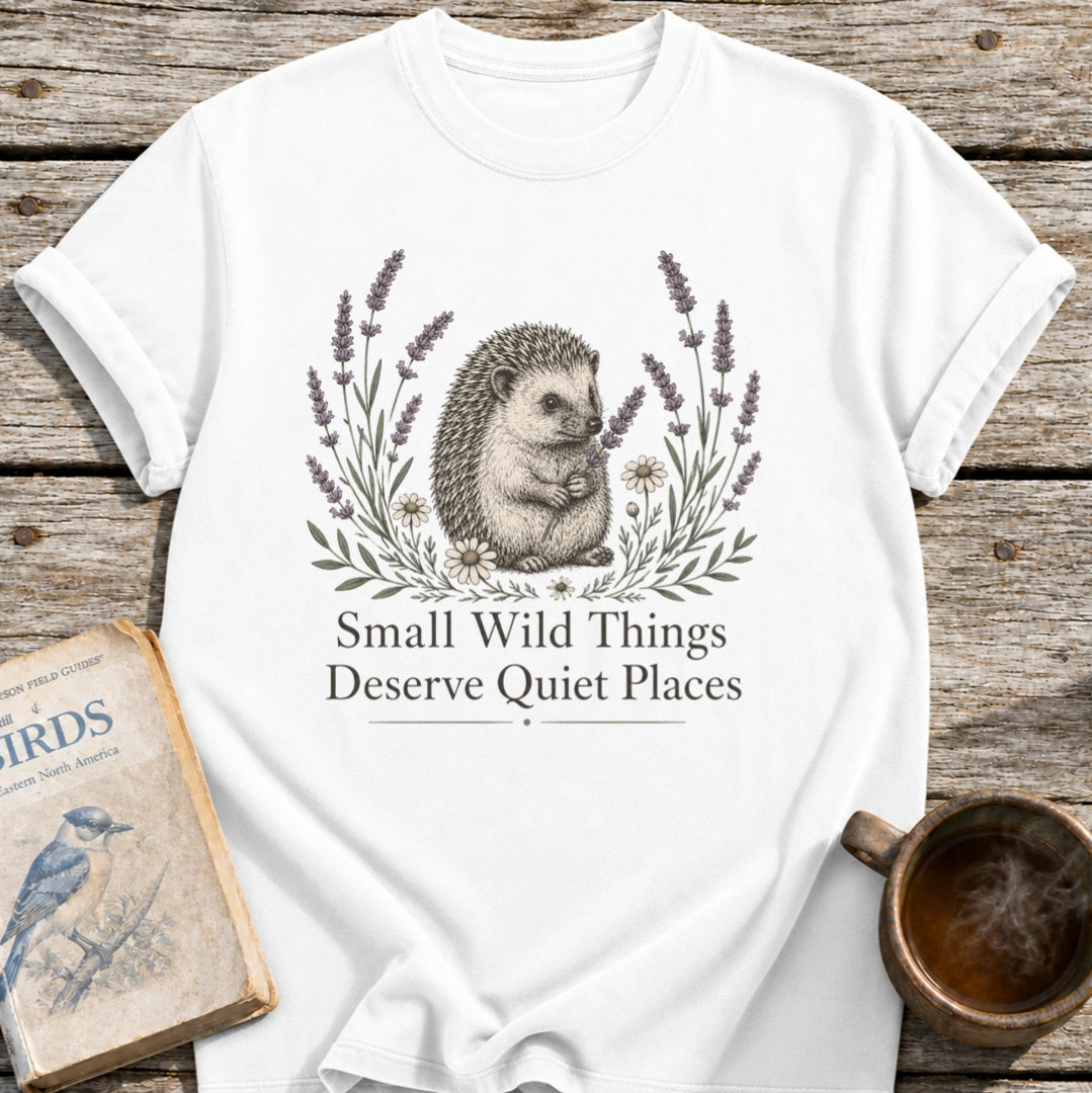 Quiet Places Hedgehog T-Shirt